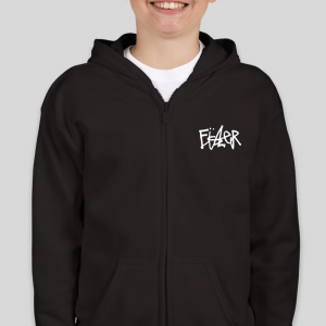 80s Fisler Full Zip Hoodie_Youth (Black)
